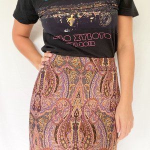 *SOLD* Paisley Pencil Skirt